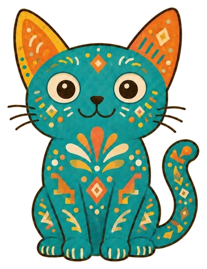 Kivaa, gatito alebrije de Kivaaser